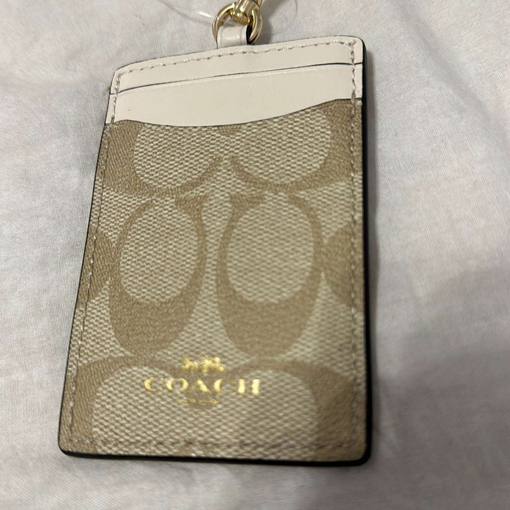NWT coach lanyard
